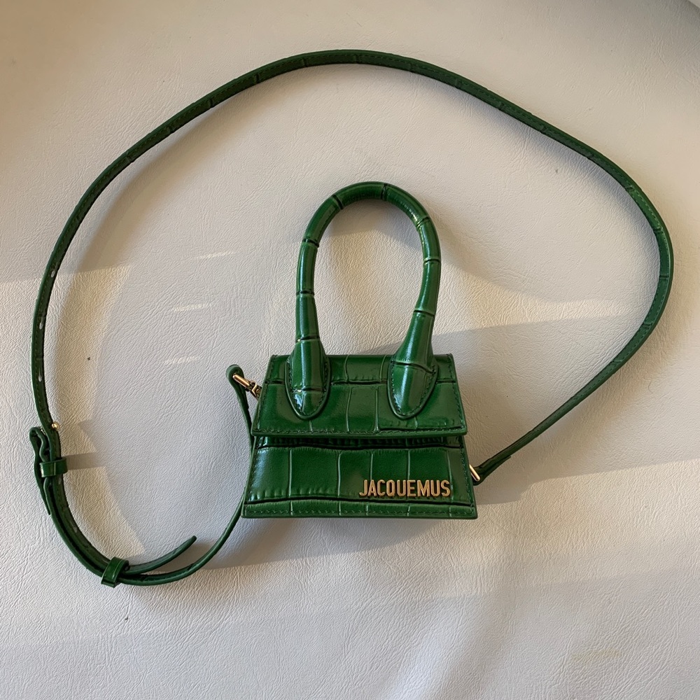 Jacquemus Green Leather Mini Bag